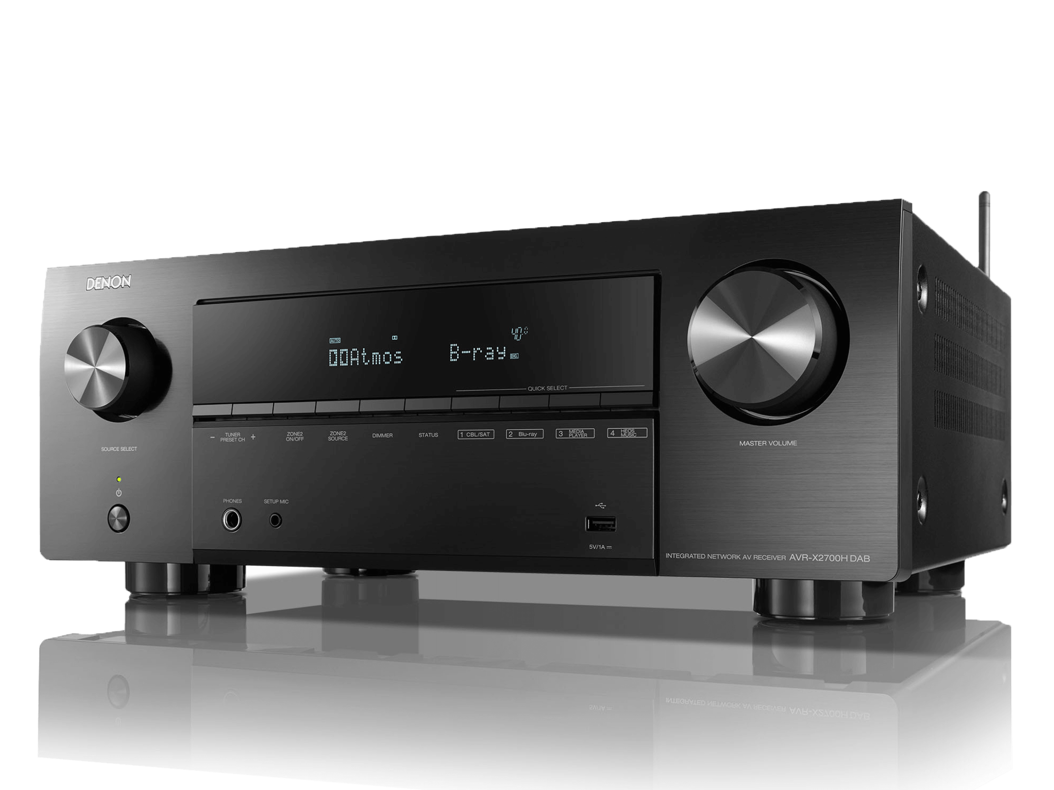 AVR-X2700H DAB, Black, dynamic